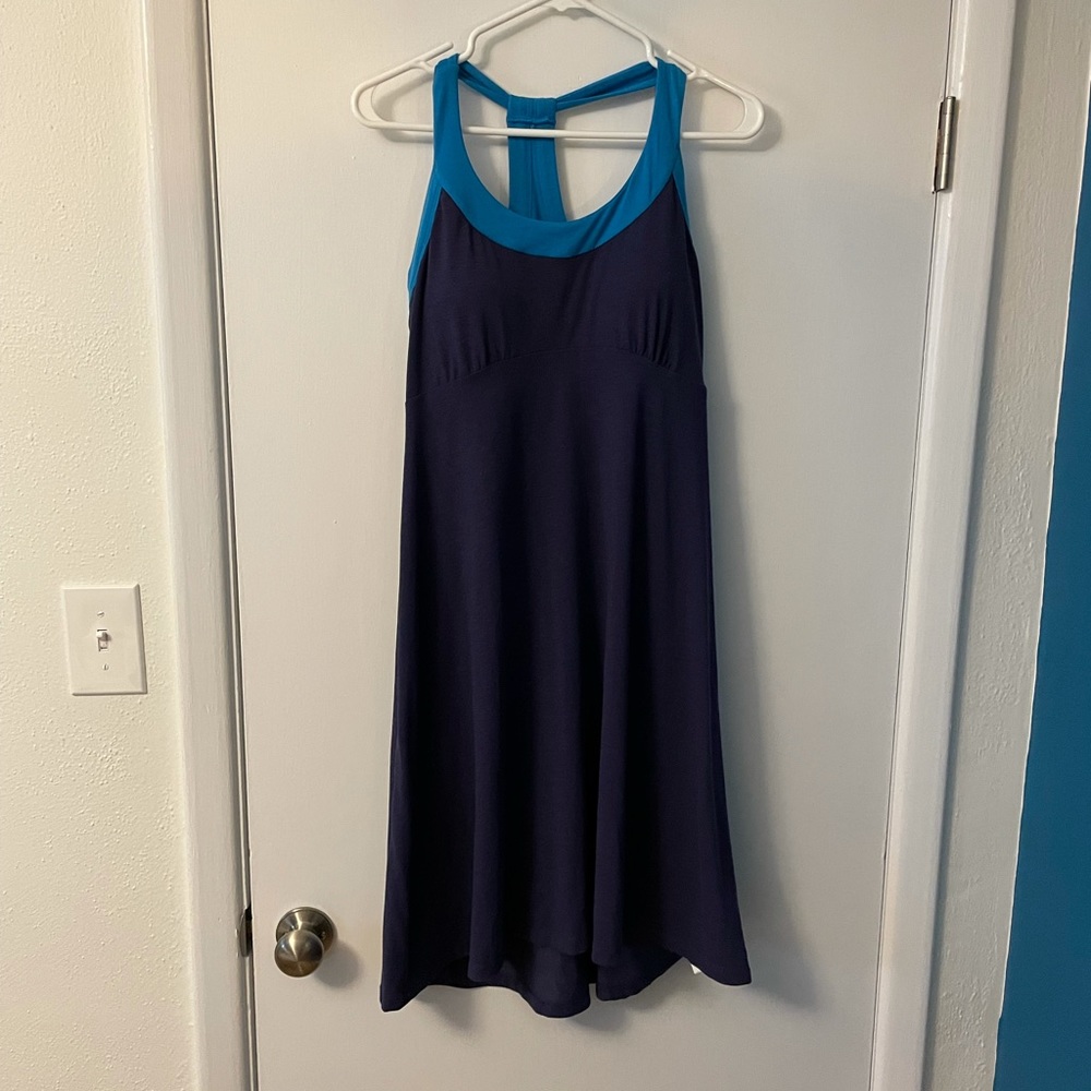 Prana Quinn Dress Blue sz Large